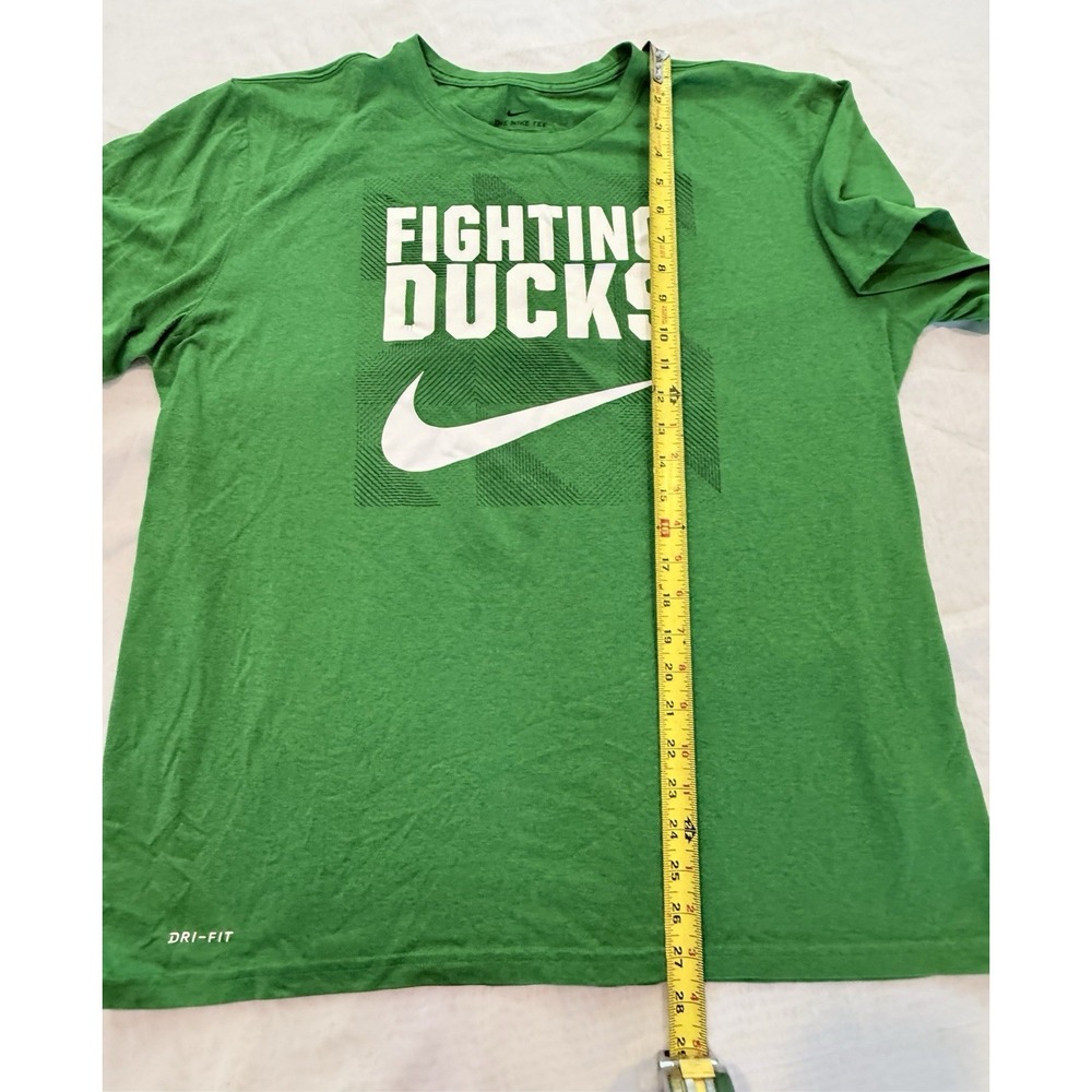 Nike Dri Fit Men's Oregon Fighting Ducks Green T-Shirt Size XL. A4 - Picture 4 of 5